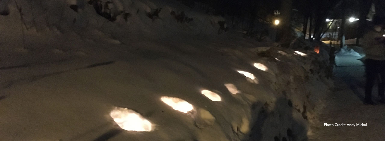 Mew Year's Eve Luminarias, Prospect Park Minneapolis